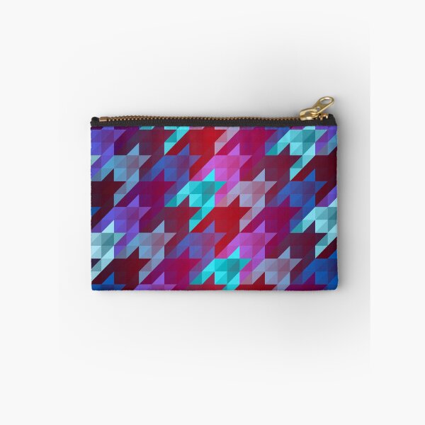 Item preview, gradient origami houndstooth designed and sold by VrijFormaat.