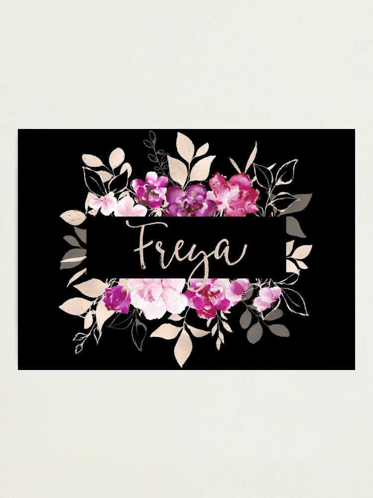 Alternate view of Pretty Ink Freya Photographic Print