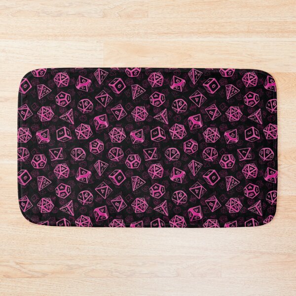 Item preview, D20 Dice Set Pattern (Pink) designed and sold by MaratusFunk.