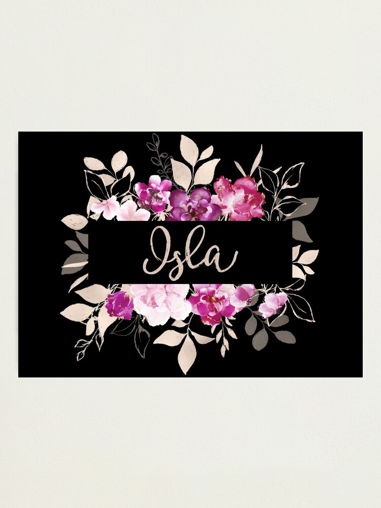 Alternate view of Pretty Ink Isla Photographic Print