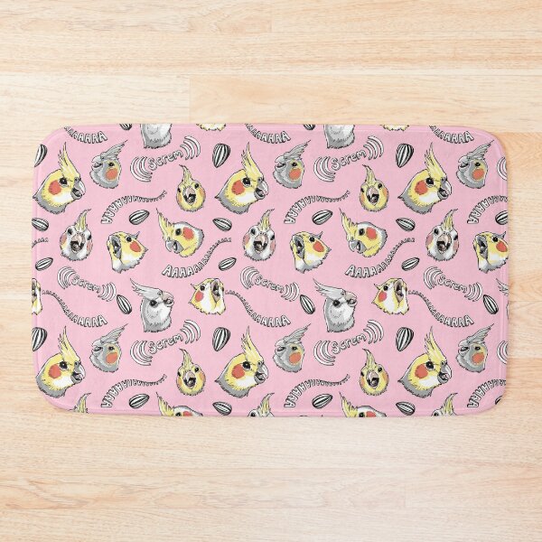 Item preview, Cockatiel Screm (light pink) designed and sold by MaratusFunk.