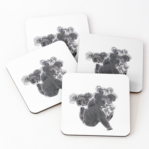 Item preview, Koala (Phascolarctos cinereus) on white designed and sold by ChrissyWild.