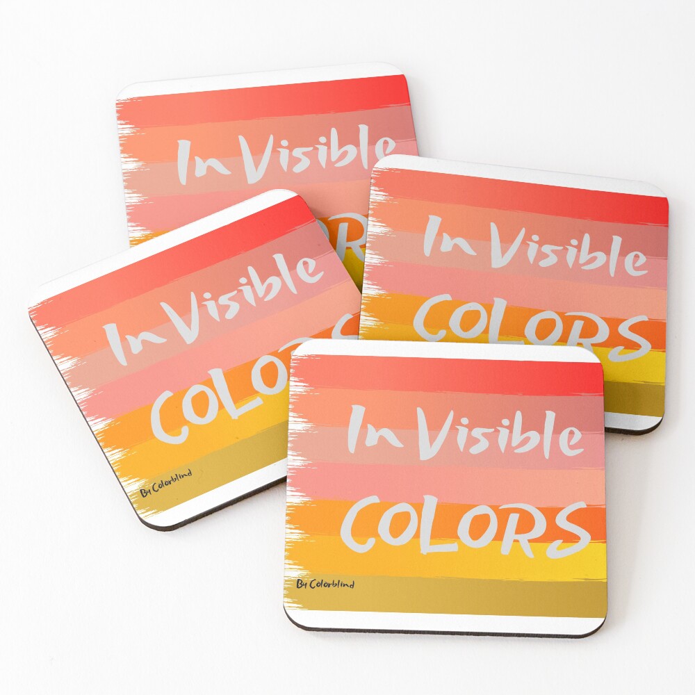 Item preview, Coasters (Set of 4) designed and sold by InVisibleColors.