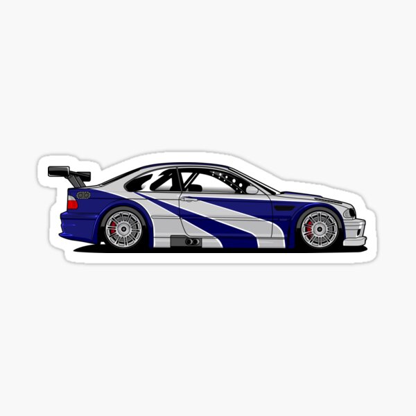 Bmw M3 Gtr Stickers Redbubble - creationbmw m3 gtr bmw m3 e46 roblox transparent png