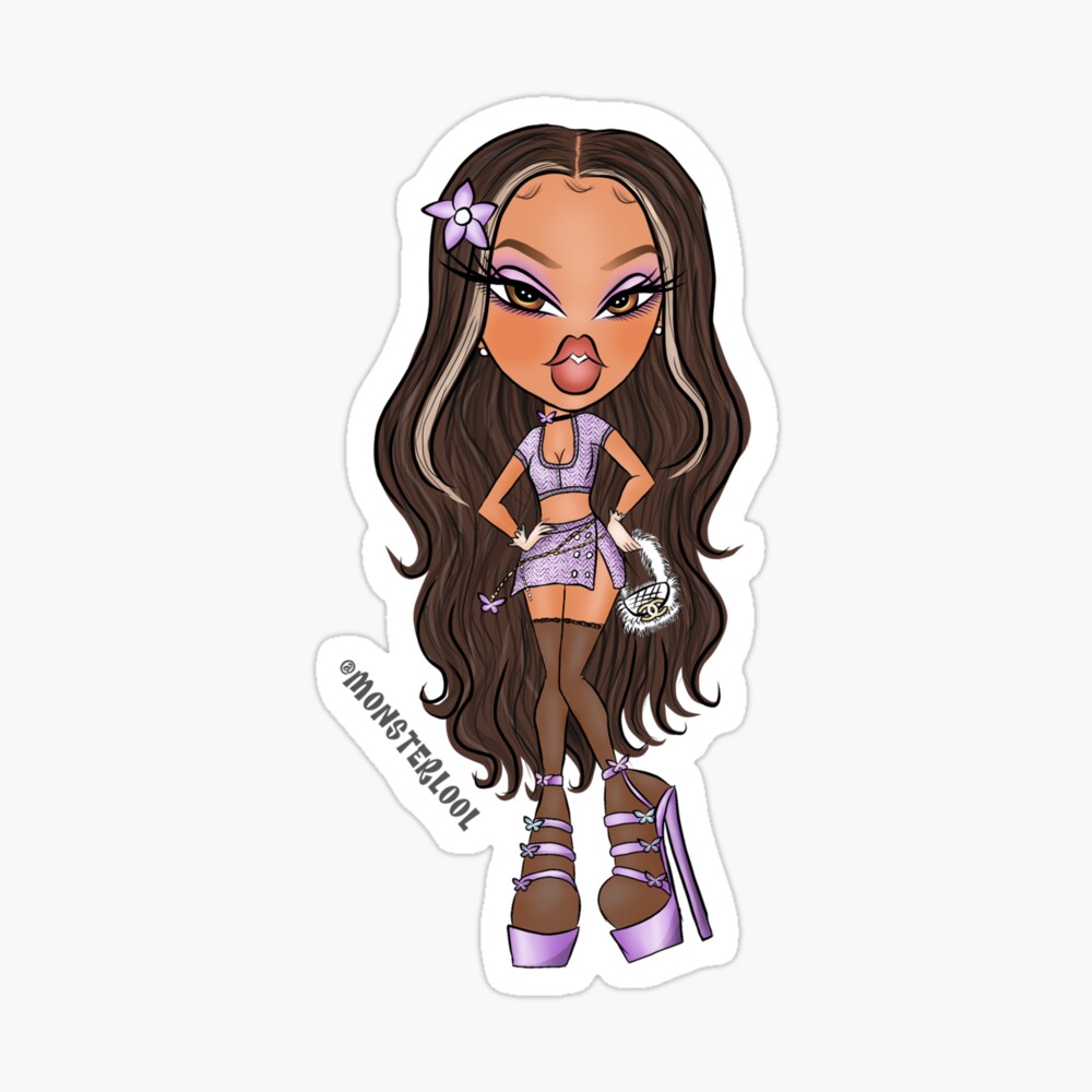 Bratz Strut It Jade - Drawing by Monsterlool  Greeting Card for Sale by  Monsterlool