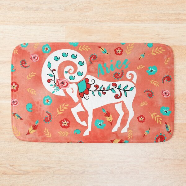 Item preview, Boho Zodiac Sign- Aries Astrology Watercolor Illustration designed and sold by winkeltriple.