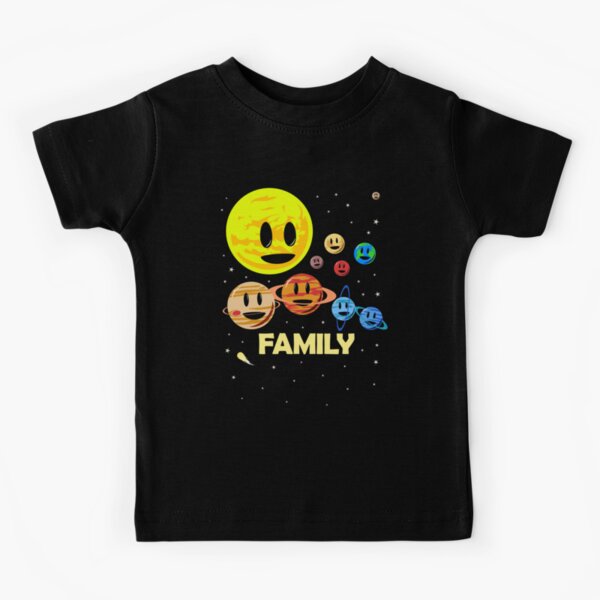 Familia de Sistema Solar Camiseta para niños