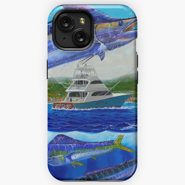 Giant Yelow Blue Tuna Fishing Outdoor Sport Phone Case For iPhone Samsung  Huawei