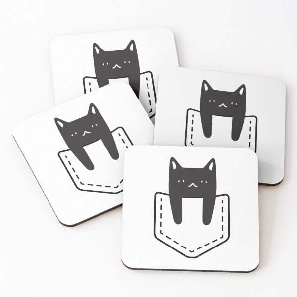 Item preview, Black Pocket Sized Cat designed and sold by PrinceCo.