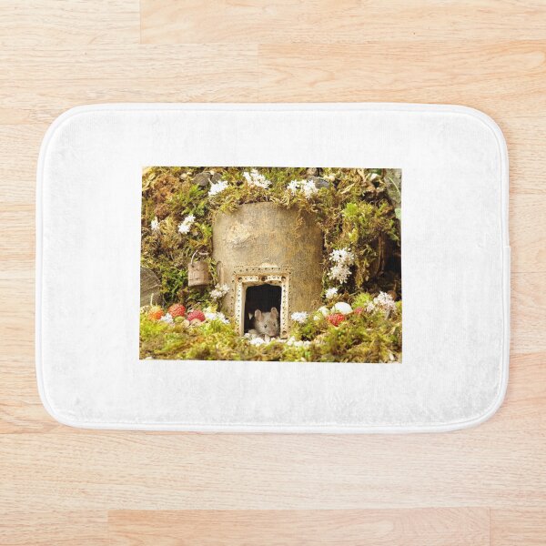 Item preview, George the mouse in a log pile house designed and sold by Simon-dell.