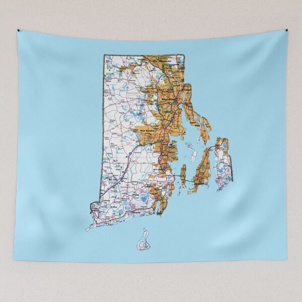 Item preview, Rhode Island Roadmap designed and sold by Havocgirl.