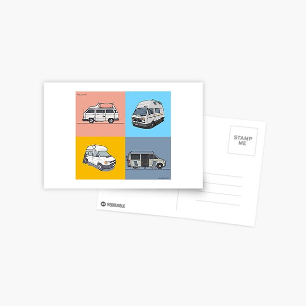 Our Campervans - rocking the streets since 1988 Postcard