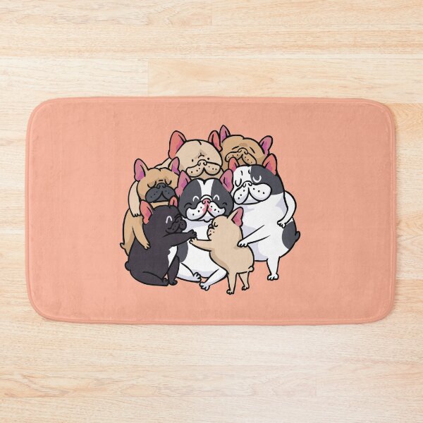 Item preview,  French Bulldogs group hug designed and sold by Huebucket.