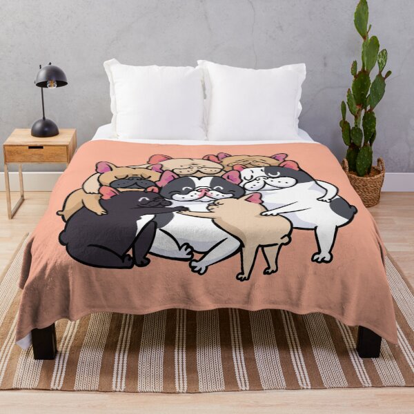 Item preview,  French Bulldogs group hug designed and sold by Huebucket.