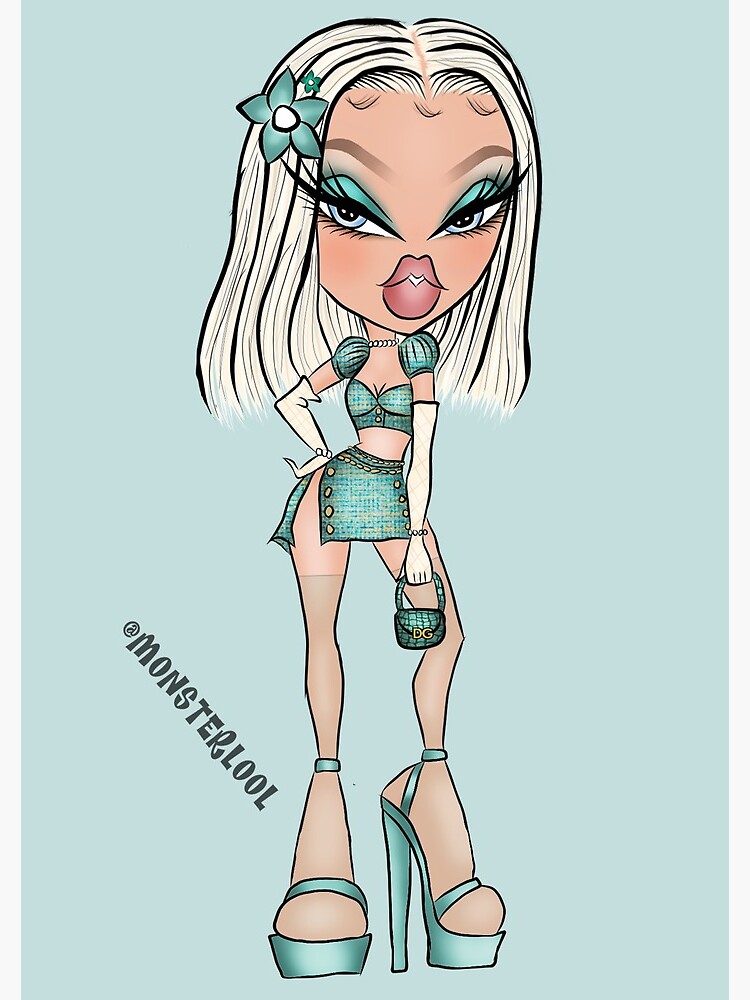 Bratz Strut It Jade - Drawing by Monsterlool  Greeting Card for Sale by  Monsterlool