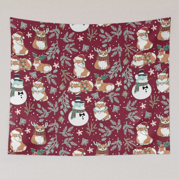 Item preview,  Christmas Corgis designed and sold by Huebucket.