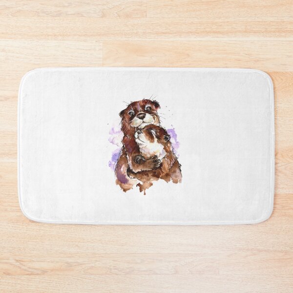 Item preview, Otters Watercolour designed and sold by AmeliaPlayer.