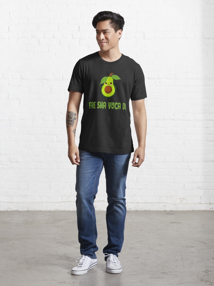 Alternate view of Fre Shavacado Funny Fresh Avocado Meme Essential T-Shirt