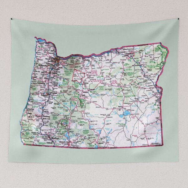 Item preview, Oregon Roadmap designed and sold by Havocgirl.