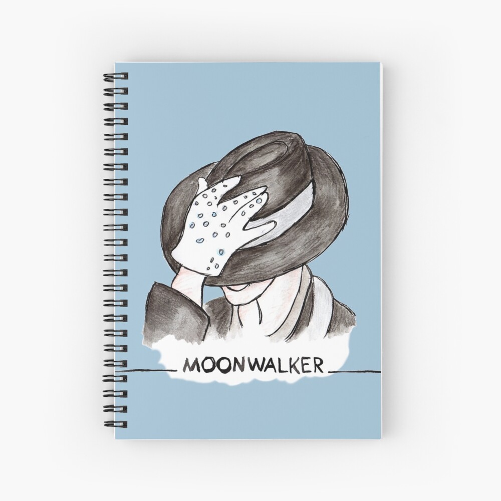 Michael Jackson Moonwalker Artistic Drawing of Hat and Glove | Kids T-Shirt