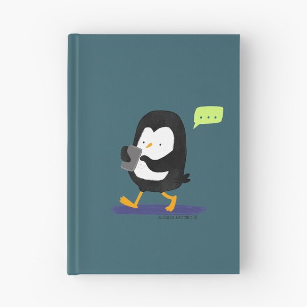 Item preview, Penguin Texting designed and sold by thepenguinsfamily.