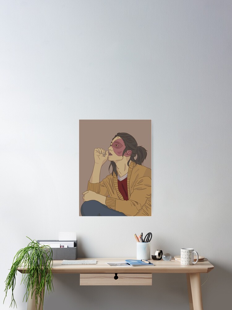 Modern Zuko With Long Hair Poster Poster By Jacqstoned Redbubble