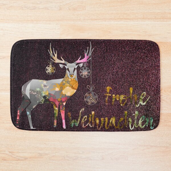 Item preview, Merry Christmas deer 1 designed and sold by Ute Bivona.