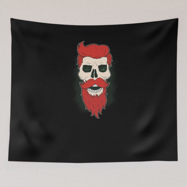 Item preview, Beard, beard, hipster, skull designed and sold by DerSenat.