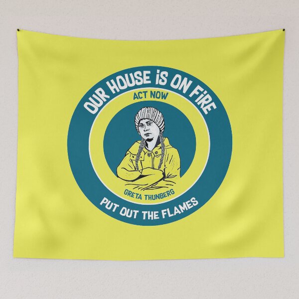 Item preview,  Greta Thunberg Climate Strike - I Want You To Panic - House On Fire - How Dare You - Act Now - Climate Change - Make The World Greta designed and sold by happygiftideas.