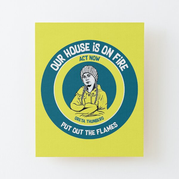 Greta Thunberg Wikipedia Wall Art Redbubble