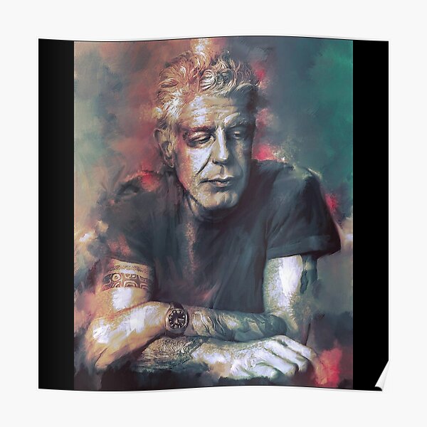BEST SELLER ANTHONY BOURDAIN FULL COLOR Poster