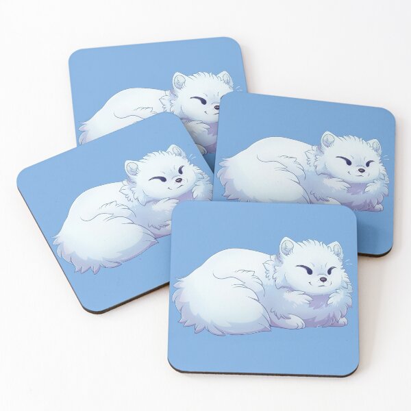 Item preview, Cute Arctic Fox laying Down designed and sold by Uluri.