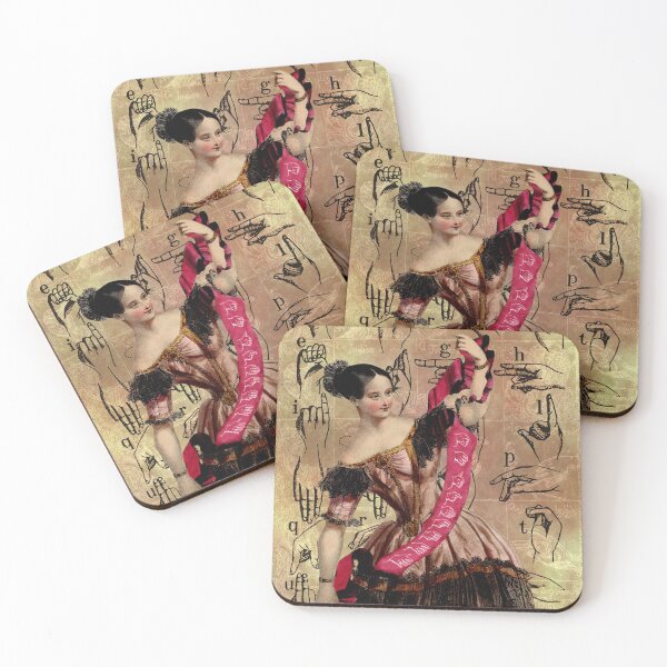 Item preview, Signs Vintage Sign Language Collage designed and sold by Sherri Leeder.