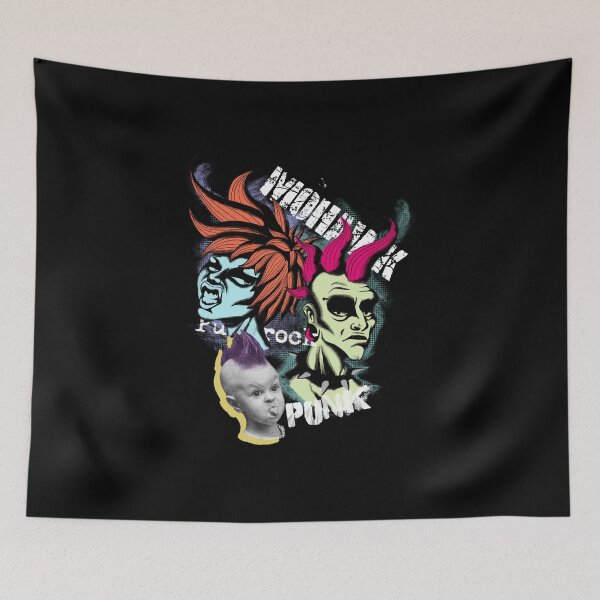 Item preview, Punk rock print composition designed and sold by Marcos Sevilla Martin.