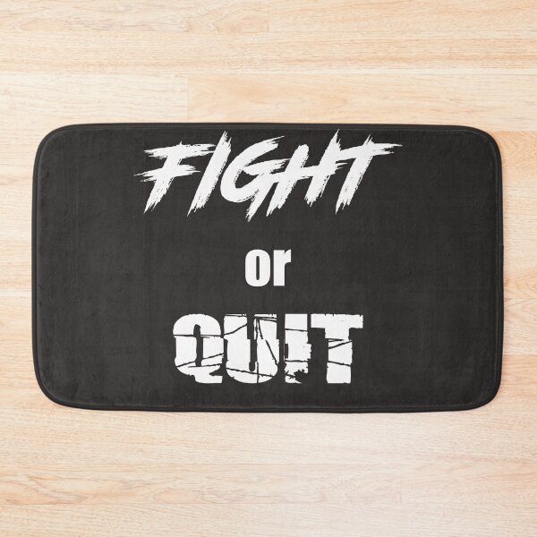 Item preview, Fight or Quit (white) designed and sold by Fabio9605.