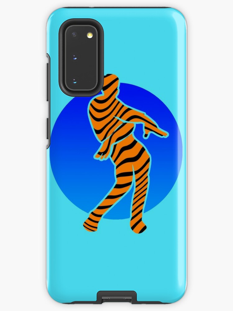 Orange Justice Dance Case Skin For Samsung Galaxy By Newmerchandise Redbubble - orange justice emote roblox