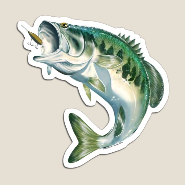 Item preview, Bajo bocazas Christmas Fish Design 2 designed and sold by wrapgraphics.