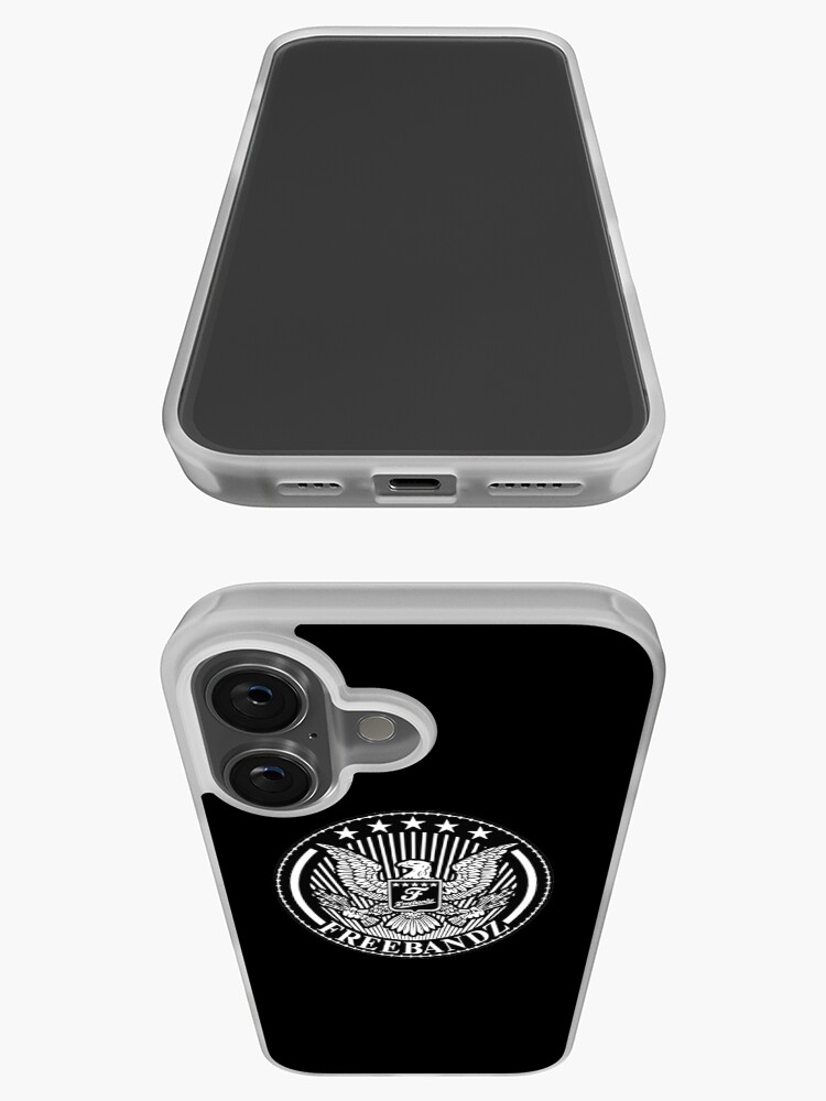 【EXAMPLE】 ROUND LOGO iPhone CASE /BLACK 667 WHITE LOGO ⁶₆⁷