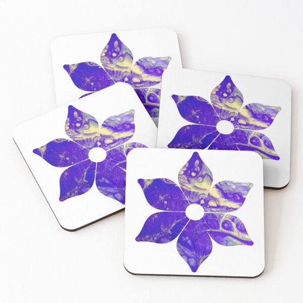 Item preview, Purple and Gold Graphic Flower designed and sold by PaintedbyCarol.