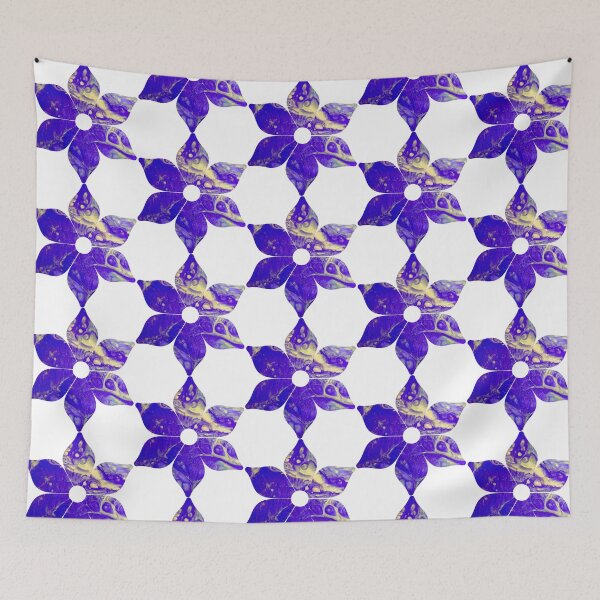 Item preview, Purple and Gold Graphic Flower designed and sold by PaintedbyCarol.
