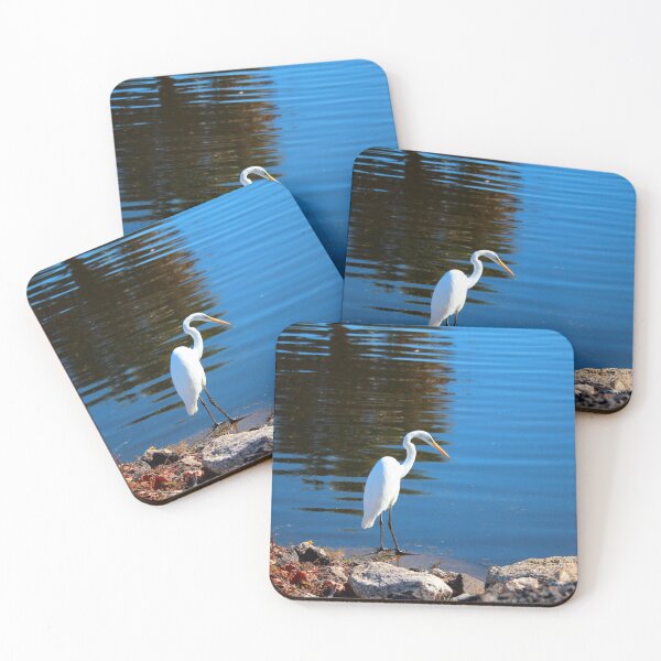 Item preview, Egret At The Rocks designed and sold by Cynthia48.