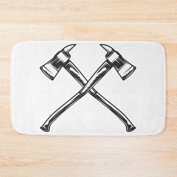 Item preview, Firefighter Crossed Axes Emblem designed and sold by DouglasB.
