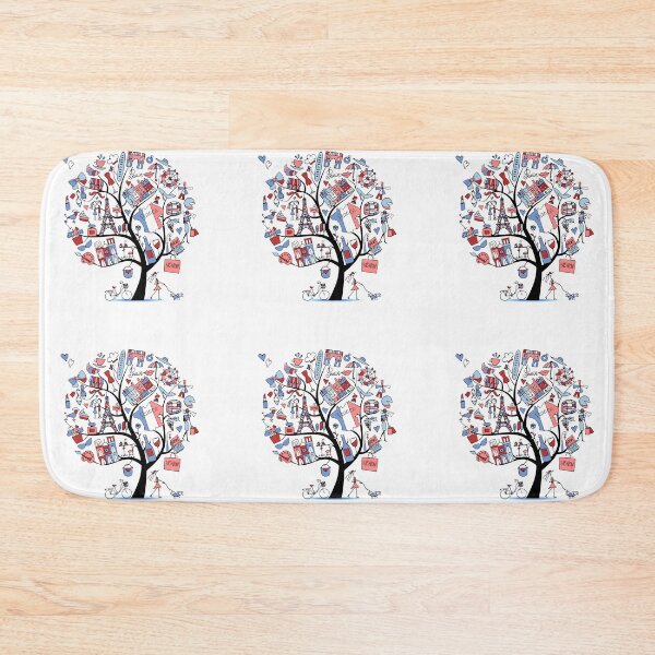 Item preview, I love France, art tree designed and sold by Kudryashka.