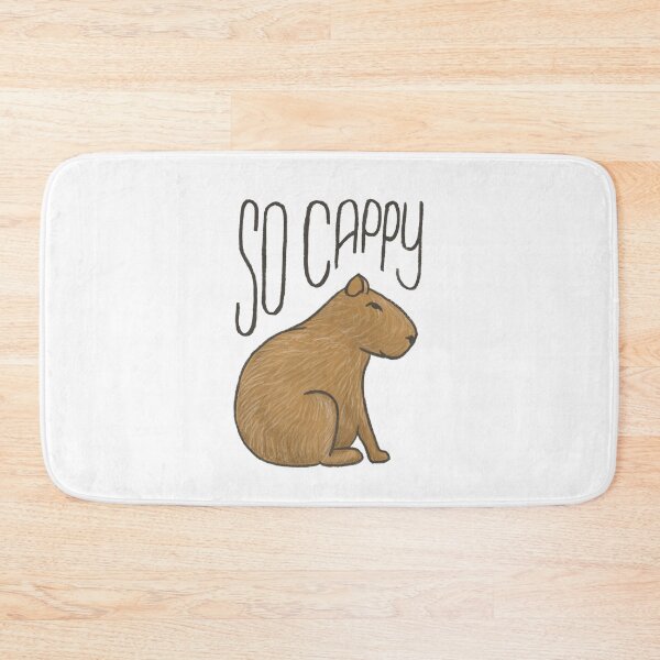 Item preview, Seriously 'So Cappy' Right Now - Capybara Illustration designed and sold by DorkRind.