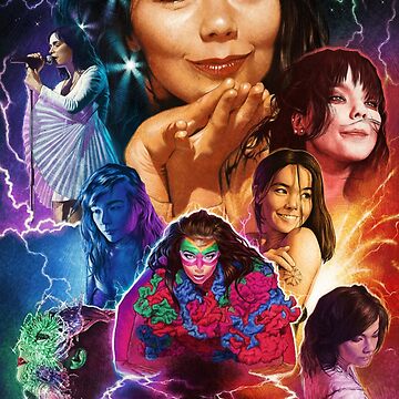 Artwork thumbnail, Björk Illustrated Poster by WolfgangLeBlanc