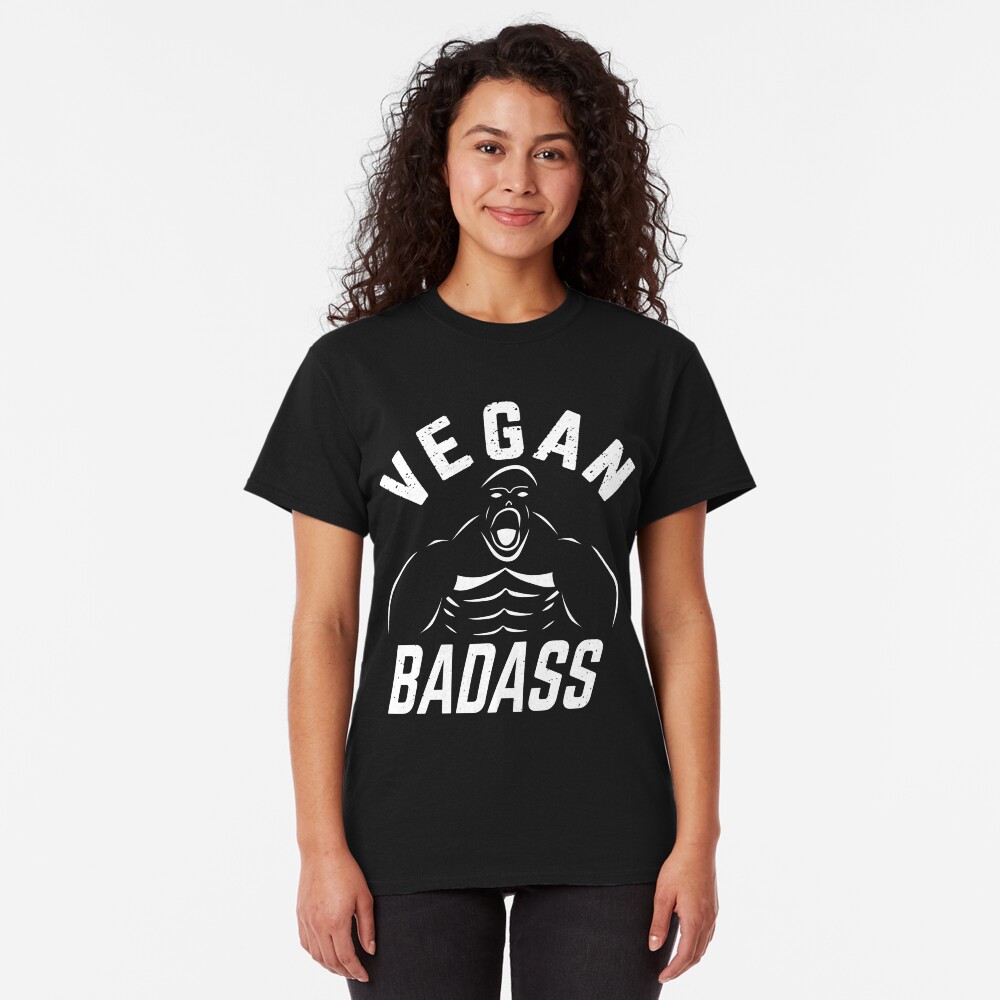 Vegan Badass Gorilla Game Changers Classic T-Shirt