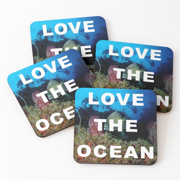 Item preview, Love The Ocean - Angelfish and Divers designed and sold by Caitlin Chock.