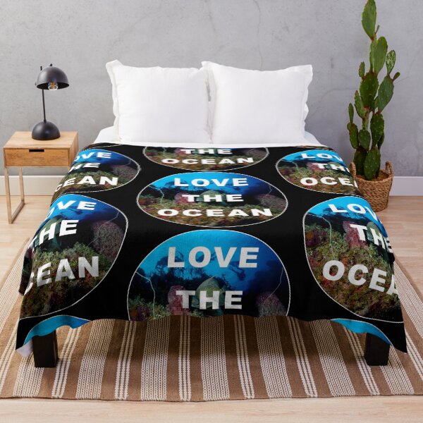Item preview, Love The Ocean - Angelfish and Divers designed and sold by Caitlin Chock.