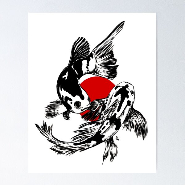 Japanische Kois Poster