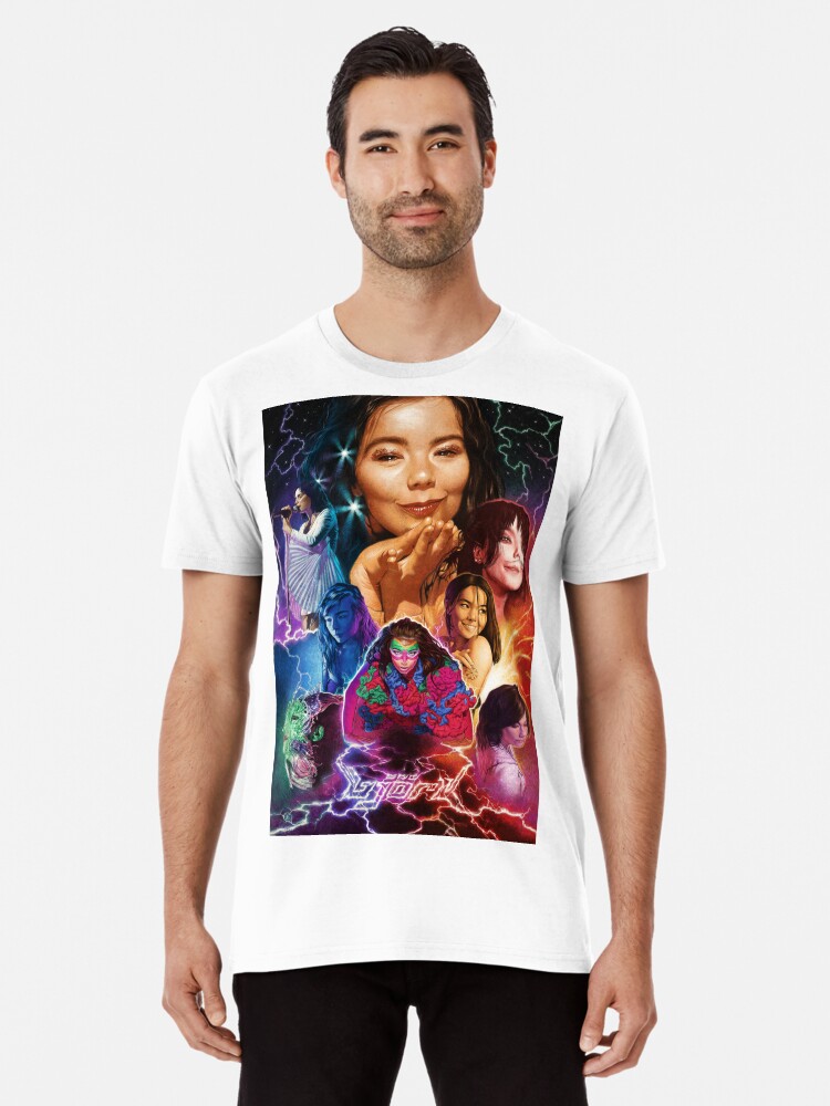 Thumbnail 1 of 6, Premium T-Shirt, Björk Illustrated Poster designed and sold by WolfgangLeBlanc.